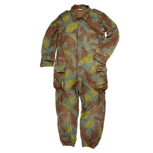 イタリア軍放出品 カバーオール つなぎ San Marco サンマルコ迷彩 [ サイズ1 / 難あり ] Italian Army coveralls ジャンプスーツ 飛行服 ツナギ 煙管服 円管服 円環服 えんかん服 ミリタリーサープラス ミリタリーグッズ 伊軍 イタリア軍サープラス イタリア軍実物