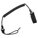 CONDOR PISTOL LANYARD スパイラルコード US1004 ブラック コンドル ピストルストラップ 抹消 ハンドガン 脱落防止 ピストルランヤード ピストルコード ピストル吊り紐 拳銃ランヤード 拳銃コード 拳銃吊り紐 吊紐 つり紐