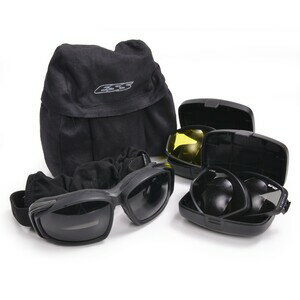 イギリス軍放出品 ESS アドバンサー V12 交換レンズ付き [ クリア×1_スモークグレー×1_イエロー×1 / 難あり ] ADVANCER V-12 ポリカー..