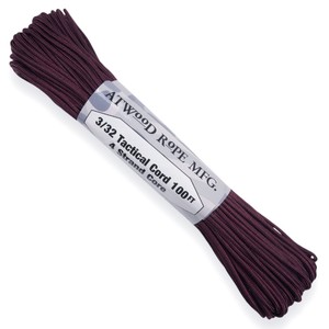 ATWOOD ROPE タクティカルコード 30m マルーン アトウッドロープ 紐 ロープ 靴ひも 靴紐 maroon 赤紫 ..