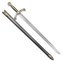 デニックス Knight Templar Sword十字軍のテンプル騎士団を象徴するレプリカ剣中世ヨーロッパで活躍した十字軍のテンプル騎士団によって用いられていた刀剣がモデルになった、DENIXのナイトテンプラーソードのレプリカ剣。ハンドルにはテンプル騎士団の紋章が細部まで復刻され、柄の中央には十字軍の紋章、両側には十字軍と仮想動物であるバジリスクが刻印、シースには十字軍の兵隊と紋章が刻印されているので、十字軍のテンプル騎士団を象徴する刀剣となっています。※製品の仕様、外観はメーカーより予告なく変更されますので、気になる点や、詳細はメールで別途お問合わせください。PC・モニタの環境で色が実物と多少異なる場合があります。布製品などは個体差があり、寸法に誤差が多少ありますので、ご了承くださいませ。模造刀の詳細こちらは「DENIX ナイトテンプラーソード 模造刀 ロングソード 4163 [ ブラック ]」のご購入ページです。全長約112cmブレード長さ約75.5cm刃厚約6mm重量約2350g素材亜鉛合金付属品シースカラーブラック、ゴールド他のバリエーションはこちら[ ゴールド ][ ブラック ]DENIXは地中海のスペイン、イベリア半島の沖に浮かぶメノルカ島に工場置くモデルガンなどを製造するメーカー。ホセ・コルテロとセバスティアン・リュルの2人の創業パートナーが、ジュエリー部門での経験と知識、粘り強さと熱意を持って、1966年にゼロから会社を設立しました。同社は現在、Denix、S.A.として世界40カ国以上に販売、明確な成長と輸出志向型、フレキシブルな生産体制で、財政的にクリアな、ファミリービジネスです。同社のカタログでは、ニューモデルを毎年更新し、レプリカ銃器、モダンまたはアンティーク銃、剣、ナイフ、レターオープナー、ミニチュア、アクセサリー、武器やアクセサリーなど多数のアイテムを製造しています。[DENIX/デニックス]DENIXの商品一覧[2924][d01362103292400000000][000DX] デニックス Knight Templar Sword レプリカ 模造ナイフ 練習用 ブラック Black ゴールド Gold 十字軍 テンプル騎士団 西洋剣 西洋武具 レプリカ刀 レプリカソード 刀剣模型 模型刀剣 美術刀 模擬刀軍モノ・輸入雑貨 ＞ 甲冑・模造刀・装飾銃 ＞ 模造刀取り扱いブランド ＞ 《タ》取扱いブランド ＞ DENIX[デニックス]軍モノ・輸入雑貨 [甲冑・模造刀・装飾銃/模造刀]こちらは「DENIX ナイトテンプラーソード 模造刀 ロングソード 4163 [ ブラック ]」のご購入ページです。【DENIX ナイトテンプラーソード 模造刀 ロングソード 4163 [ ブラック ]】中世ヨーロッパで活躍した十字軍のテンプル騎士団によって用いられていた刀剣がモデルになった、DENIXのナイトテンプラーソードのレプリカ剣。ハンドルにはテンプル騎士団の紋章が細部まで復刻され、柄の中央には十字軍の紋章、両側には十字軍と仮想動物であるバジリスクが刻印、シースには十字軍の兵隊と紋章が刻印されているので、十字軍のテンプル騎士団を象徴する刀剣となっています。軍モノ・輸入雑貨 ＞ 甲冑・模造刀・装飾銃 ＞ 模造刀取り扱いブランド ＞ 《タ》取扱いブランド ＞ DENIX離島・一部地域への大型商品の配送は、配送料見積もりとなります。&nbsp;