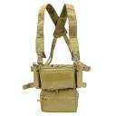 WoSporT チェストリグ D3CRM Tactical マルチファンクショナル TAN VE-62-T Chest Rig(3)
