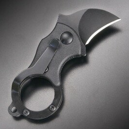 折りたたみナイフ ライナーロック式 カランビット ボールチェーン付き [ ブラック ] カランビットナイフ 折り畳みナイフ フルーツナイフ 小型 ミニ ネックレス アクセサリー フォールディングナイフ 折り畳み式ナイフ 折りたたみ式ナイフ フォルダー通販格安セール情報　楽天　通販