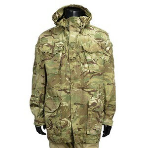 イギリス軍放出品 マウンテンパーカー 裏地メッシュあり MTPカモ 防風 防寒 スモック [ 190/104 / 破損あり ](3)