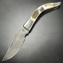 Frost Cutlery 折りたたみナイフ Navaja スリップジョイント式 FTS108 フロスト・カラトリー ナバハ フォールディングナイフ アウトドアナイフ 鹿角 鹿の角 ステンレス サテン仕上げ