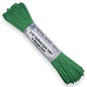 楽天アウトドア＆輸入雑貨 レプマートATWOOD ROPE タクティカルコード 30m グリーン アトウッドロープ 紐 ロープ 靴ひも 靴紐 green 緑 緑色 ナイロンコード ひも