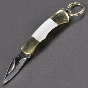 ラフライダー 小型ナイフ 折たたみ式 RR168 真珠貝 ラフライダー/ミニチュア フォルダー 登山キャンプに折りたたみ式アウトドアフォールディングナイフ 販売 ペンダントナイフ ミニナイフ ネックレスナイフ