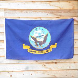 フラッグ U.S.NAVY 89cm×156cm ブルー Flag 旗 US Navy 大判 米軍 海軍 タペストリー