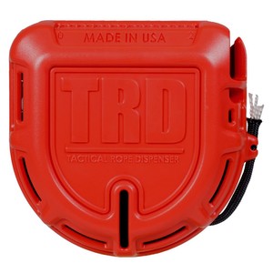 ATWOOD ROPE 15mパラコード付 ロープディスペンサー TRD [ レッド ] パラシュートコード 綱 靴紐 靴ひも シューレース ケース 収納 50FT 550コード ナイロンコード 紐 ひも コードディスペンサー コードホルダー コードリール ロープリール パラコードホルダー