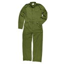 イギリス軍放出品 カバーオール 空軍 ODグリーン  British AF Olive Work Coveralls 作業服 つなぎ ジャンプスーツ 飛行服 ツナギ 煙管服 円管服 円環服 えんかん服 ミリタリーサープラス ミリタリーグッズ