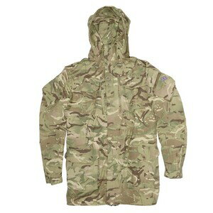 イギリス軍放出品 マウンテンパーカー 裏地メッシュなし 国旗パッチ付き MTPカモ 防風 防寒 スモック [ 170/104 / 可 ] ジャケット コンバットジャケット 迷彩 British army 英国軍 軍物 軍払い下げ品 ミリタリー アウトドア サバゲー BDUジャケット 戦闘用ジャケット