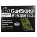 GUNSKINS 保護フィルム AR-15マガジン用スキン 3本分 A-TACS_FGX ガンスキンズ 保護ラップ スキンシール ラッピングシート カッティングシート シール テープ 迷彩テープ M16 M4 迷彩ラッピング カモラッピング ラップフィルム カモフラージュテープ カモテープ