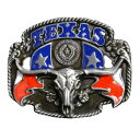 ベルトバックル テキサス ロングホーン テキサス州旗 交換用 ベルト用バックルのみ アメリカンバックル USAバックル BUCKLE メンズ 取替え用バックル ...