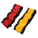 明日香縫製 リバーシブルマーカー 2個セット 伸縮 ベルクロ固定 ASUKA SAWING K.A. あすかほうせい サバゲーマーカー マーカーバンド 赤 黄色...