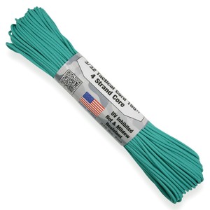 ATWOOD ROPE タクティカルコード 30m ティール アトウッドロープ 紐 ロープ 靴ひも 靴紐 teal 鴨の羽色 青緑 ナイロンコード ひも その1