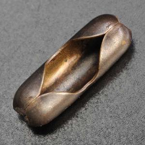 ボールチェーン 留め具 真鍮 古美 ボール直径2mm用 Chain Clasp ドッグタグ ドックタグ 認識票 DOG TAG つやあり 艶あり つやなし メン...