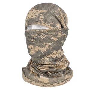 偽装網 スナイパーベール カモフラージュ メッシュスカーフ [ ACUカモ ] バラキューダ網 偽装ネット カ..