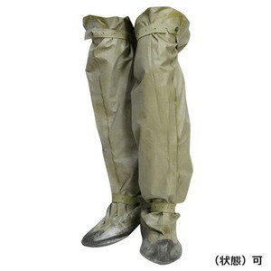 ポーランド軍放出品 オーバーブーツ 化学防護服 ラバー製 [ 破損あり ] ポーランド共和国軍 NB ...