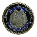 チャレンジコイン 米海軍省 紋章 GOATLOCKER 記念メダル Challenge Coin 記念コイン U.S.NAVY アメリカ軍 DoN APPROVED 亜鉛合金 彫刻 円形 透明ケース付き ミリタリーメダル ミリタリーコイン