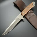 Beretta ハンティングナイフ Oryx フルタング構造 ウォルナットハンドル BE93525 ハンターナイフ 狩猟 解体用 スキニングナイフ サバイバルナイフ シースナイフ ベレッタ loveless ハンティング用ナイフ 狩猟ナイフ 狩猟用ナイフ ジビエナイフ(4)
