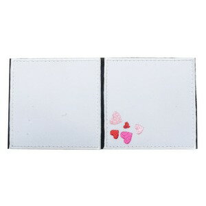 IXA EMB ミリタリーパッチ 色紙 ホワイト無地&コーナー飾り付き ベルクロ 2枚入り IE-CCC50 イクサエン..