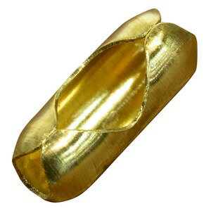 ボールチェーン留め具 真鍮製 コネクター [ 3.2mm ] 止め具 エンドパーツ ドッグタグパーツ ブラスパー..