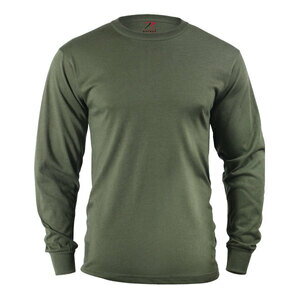 Rothco Tシャツ 長袖 オリーブドラブ 60118 [ Sサイズ ] ロングTシャツ ロンT 長そでミリタリーシャツ 長袖シャツ OD アーミーシャツ アサルトシャツ TDUシャツ カモフラージュ 迷彩 長袖Tシャツ 軍服 戦闘服 BDU(3)
