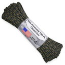 ATWOOD ROPE 550パラコード タイプ3 ウッドランドカモ アトウッドロープ ARM 商用 Woodland Camo 迷彩 ロープ パラシュートコー...