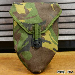 オランダ軍放出品 スコップカバー 三つ折りスコップ用 DPMカモ [ Bランク ] ショベルカバー シース 穴掘りスコップ エンピ 円匙 剣スコップ 軍用シャベル
