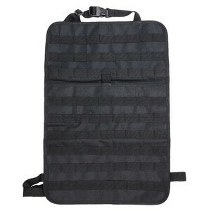 シートバックカバー MOLLEパネルシート 車載用 カー用品 [ ブラック ] 車用 キックガード MOLLE対応 ミ..