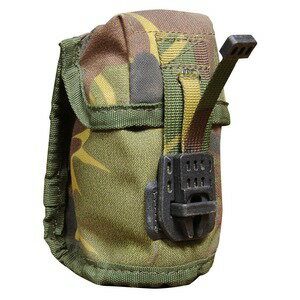 オランダ軍放出品 グレネードポーチ ウッドランド迷彩 ハンドグレネード用 軍物 ウッドランドカモ オラ..
