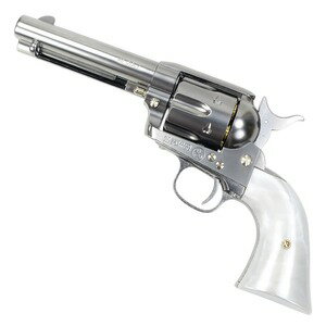 マルシン ガスガン コルト SAA45 シビリアン 4.75インチ シルバーABS パールプラグリップ 102504 ガス..