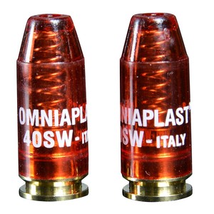 楽天アウトドア＆輸入雑貨 レプマートOMNIAPLAST スナップキャップ 40S&W弾 5個セット 空撃用 ダミーカート ダミーラウンド銃 オムニアプラスト 空撃ちケース 空撃ケース