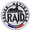 ミリタリーワッペン フランス国家警察 RAID 黒豹 ベルクロ ミリタリーパッチ レイド France Poloce Narionale ブラックパンサー パッチ..