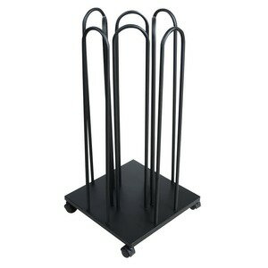 ハンガー収納カート キャスター付き 組み立て式 ハンガーストッカー スチール製 店舗用品 ハンガー収納..