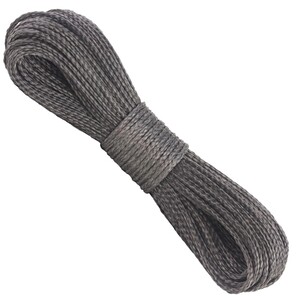 ATWOOD ROPE パラコード 3.17 mm アラミド繊維 ダークグレー パラシュートコード ...