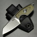 MKM アウトドアナイフ Mikro2 固定刃 グリーン MKMR02GC マクロ2 登山 魚釣り フィッシングナイフ キャンプナイフ ハンティングナイフ 狩猟 サバイバルナイフ シースナイフ Fixed Blade 刃物 渓流ナイフ(4)