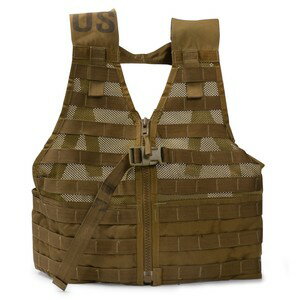 米軍放出品 SDS ジッパー付きFLCベスト MOLLE2 コヨーテ [ 可 ] アメリカ軍 military タクティカルベスト コンバットベスト SPECIALTY DEFENSE SYSTEMS ファイティングロードキャリア MOLLEベスト 装備品 ミリタリー 軍物 軍払い下げ品 戦闘用ベスト 戦闘ベスト