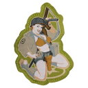 ミルスペックモンキー パッチ Thompson Girl Pinup ベルクロ付き ミリタリーパッチ ミリタリーワッペン アップリケ MIL-SPEC MONKEY Morale Patch ピンナップ 女兵士 スリーブバッジ