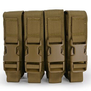 High Speed Gear クアッド ピストルマグポーチ MOLLE対応 12PM04 [ コヨーテブラウン ] マガジンポーチ..