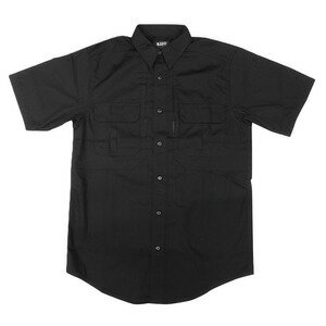 5.11 Tactical 半袖シャツ Pro Short Sleeve Shirt テフロン撥水加工 71175 [ Sサイズ / ブラック ] 5...