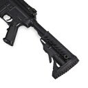 FAB DEFENSE バットストック GLR-16 バッテリー収納搭載 M4/AR15用 ブラック FABディフェンス ファブディフェンス 樹脂製ストック 樹脂製銃床 樹脂ストック ライフルストック 銃床 ガンストック