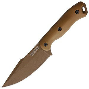 KA-BAR アウトドアナイフ Becker Black Harpoon ハープーン 固定刃 フルタング 樹脂製シース付属 BK18 [ ブラウン ] ケーバー ベッカー フィクスドブレード ドロップポイント 刃物 キャンプナイフ 渓流ナイフ ブッシュクラフト バトニング 釣り フィッシング 狩猟 野外