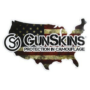 GUNSKINS ステッカー 星条旗 フラッグデザイン ガンスキンズ sticker デカール デコレーション シール ラベルシール