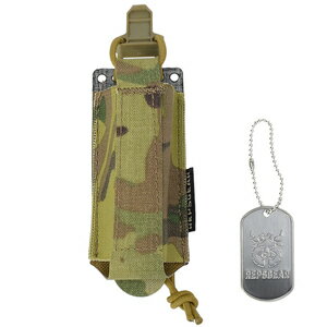 REPSGEAR シングルマガジンポーチ MOLLE対応 9mmマガジン用 PT-PH55 [ マルチカム ] シングルポーチ マグポーチ ピストルマグポーチ ピストルマガジンポーチ サバゲーポーチ ピストルマガジンケース ピストルマガジンバッグ ピストルマガジンホルダー(3)