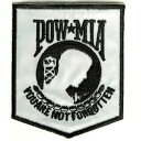 ミリタリーパッチ POW MIA 反射板 戦争捕虜 行方不明 ミリタリーワッペン アップリケ 記章 徽章 襟章 肩章 胸章 階級章 ベトナム戦争ワッペン ナム戦ワッペン NAM ナム戦パッチ スリーブバッジ POW MIA ポウミア