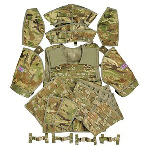 イギリス軍放出品 オスプレイ ASSAULT ボディアーマーセット MTP迷彩 [ パッチなし ] OSPREY アサルト プレートキャリア ミリタリー サバゲー 装備品 プレキャリ プレートキャリアー 防弾プレートキャリア ミリタリーサープラス ミリタリーグッズ