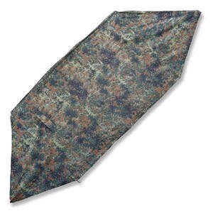 ドイツ軍放出品 テントシート／ポンチョ 軍幕 Flecktarn フレクター迷彩 [ 良い ] 軍幕テント パップテント フレックターン迷彩 野営 キャンプ アウトドア ブッシュクラフト フレックタン フレックターン ミリタリー ドイツ連邦軍 軍物 軍払い下げ品 タープ ターポリン