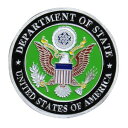 チャレンジコイン 米国務省 紋章 スカル 記念メダル Challenge Coin 記念コイン アメリカ USDOS Department of State ドクロ 骸骨 陸軍 亜鉛合金 彫刻 円形 透明ケース付き ミリタリーメダル ミリタリーコイン