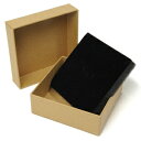 ギフトボックス 貼り箱 10×10×3.5cm アクセサリーケース [ ブラウン / 1個 ] プレゼントボックス ジュエリーBOX 厚紙 スポンジ付き ラッピング パッケージ 無地 収納